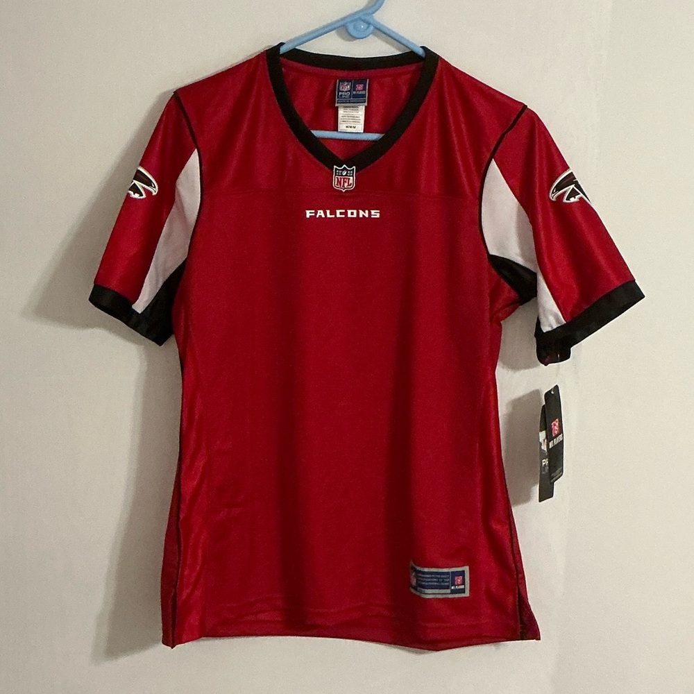 NFL Players Atlanta Falcons Women’s Blank Red Jersey Size Medium NEW